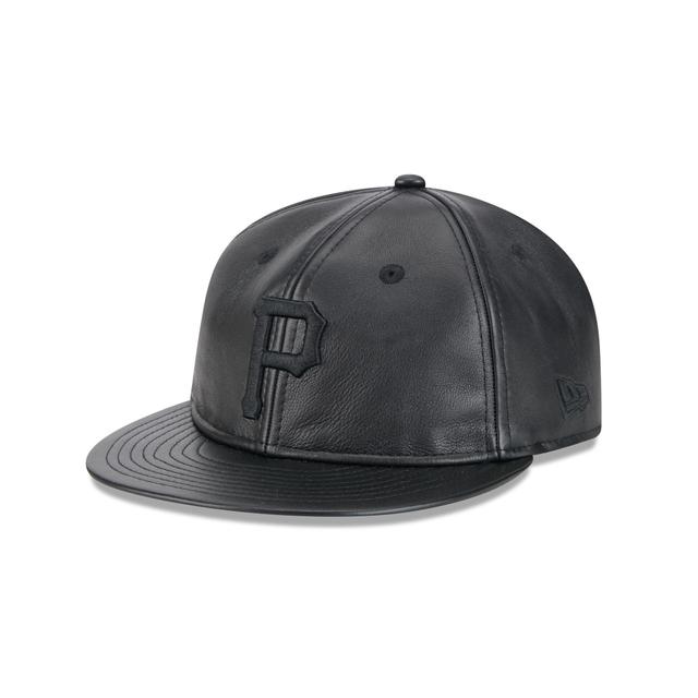 Pittsburgh Pirates Genuine Leather Retro Crown 9FIFTY Strapback Hat Male Product Image