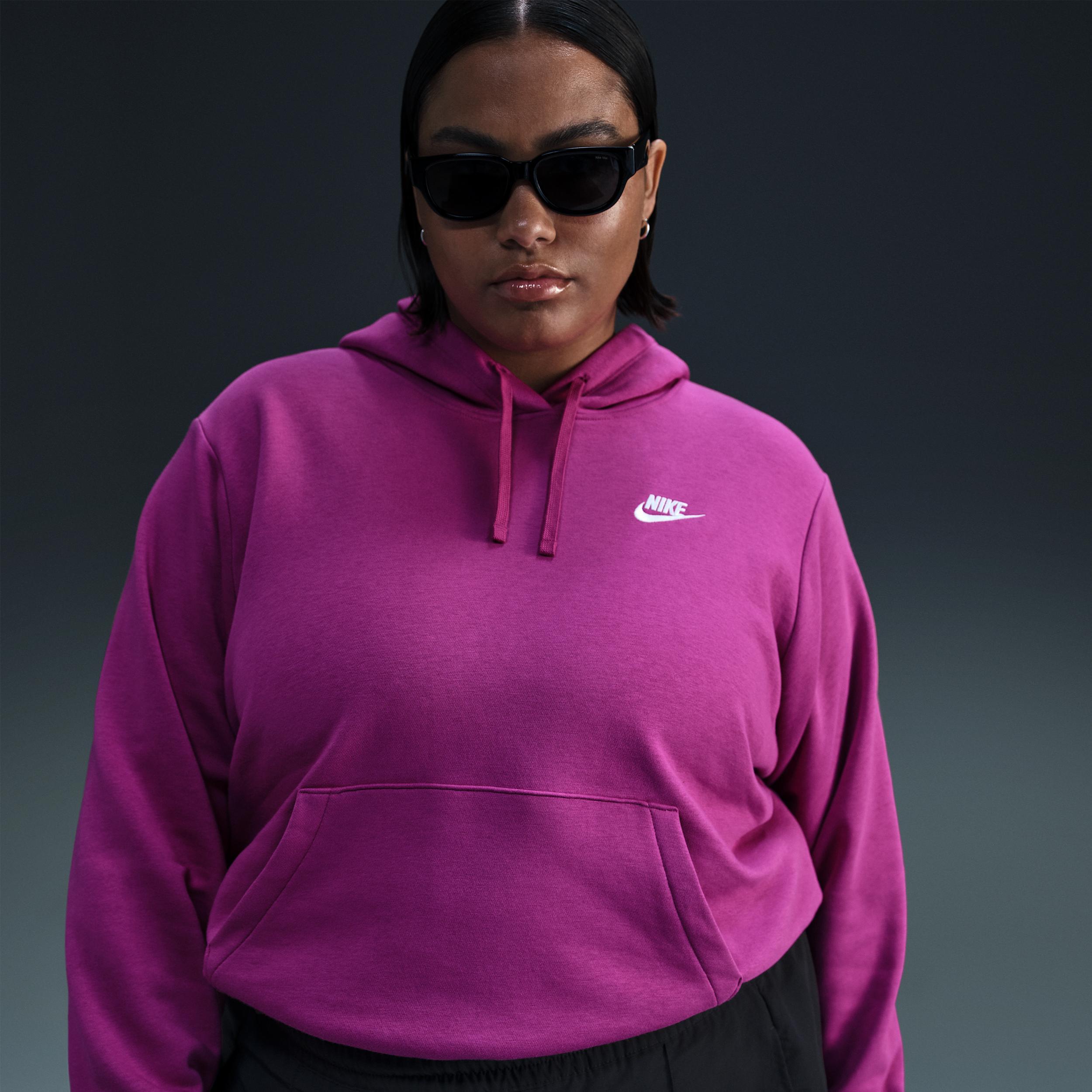 Womens Nike Sportswear Club Fleece Pullover Hoodie (Plus Size) Product Image