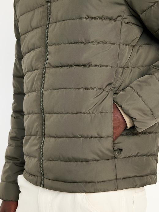 Water-Resistant Narrow-Channel Puffer Jacket Product Image