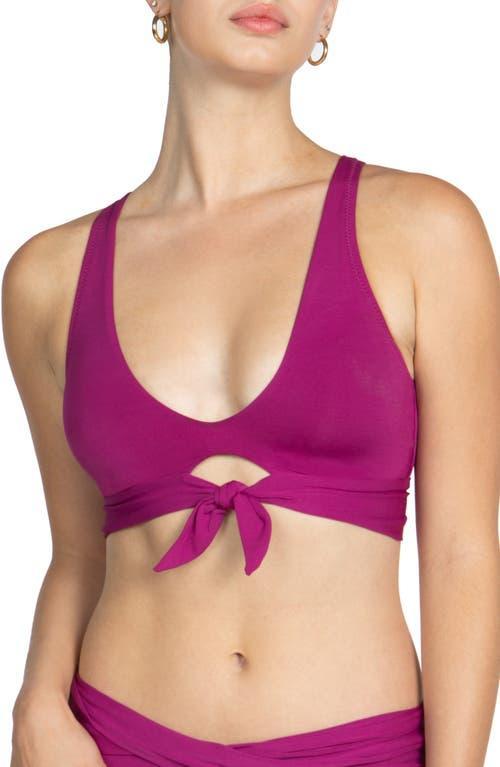 Robin Piccone Ava Knot Front Bikini Top Product Image