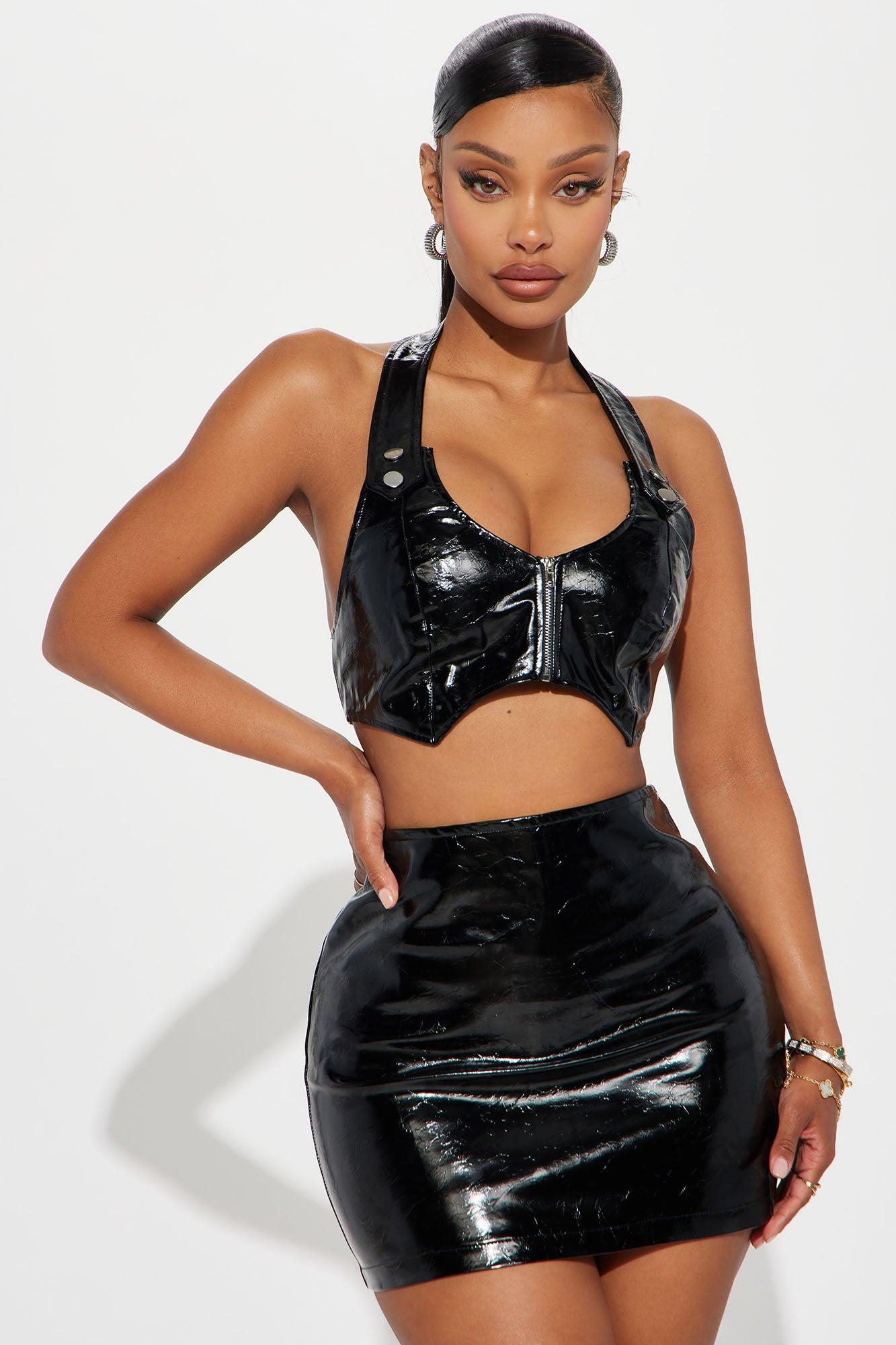 Play The Part Skirt Set - Black Product Image