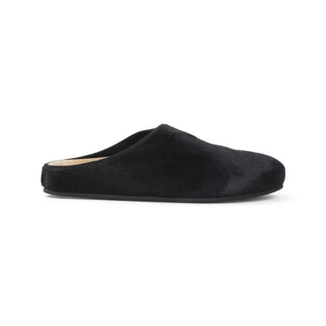 THE ROW Slippers In Black Product Image