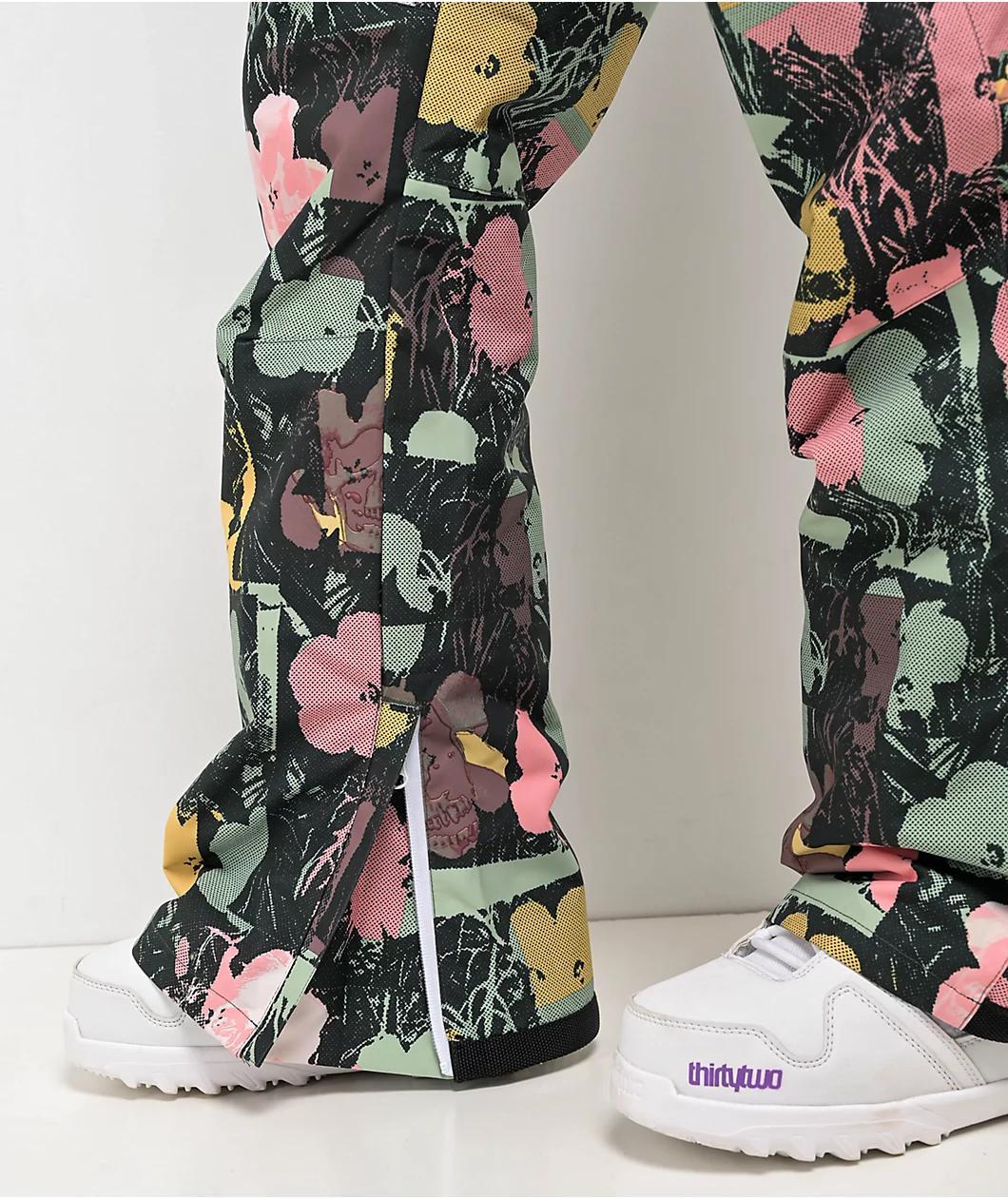 DC Valiant Floral Bib Snowboard Pants Product Image