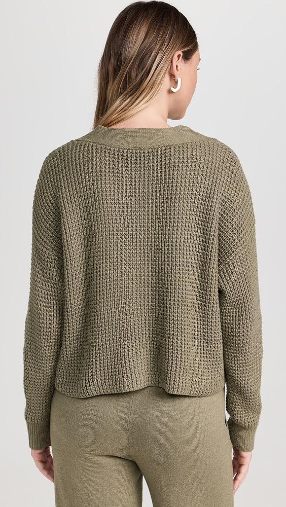 Eberjey Recycled Sweater Cropped Cardigan | Shopbop Product Image