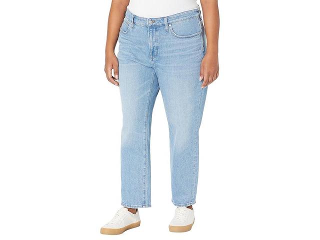 Madewell The Plus Perfect Vintage Straight Jean in Ferman Wash (Ferman Wash) Women's Clothing Product Image