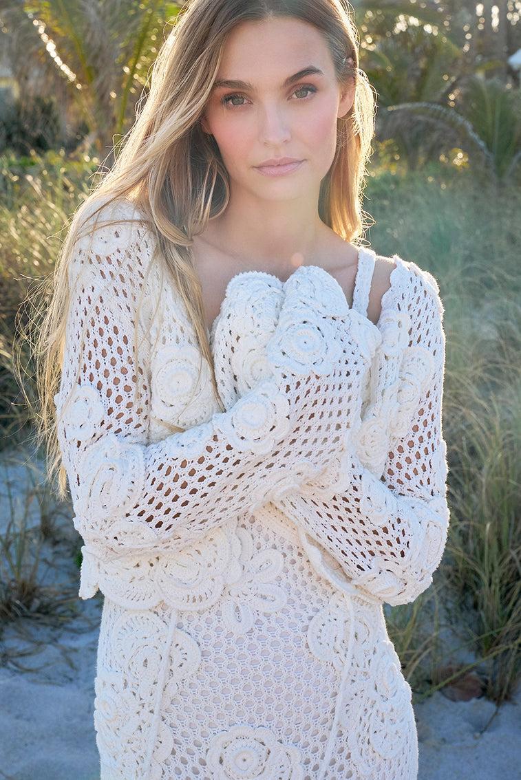 Kylan Crochet Cardigan Product Image