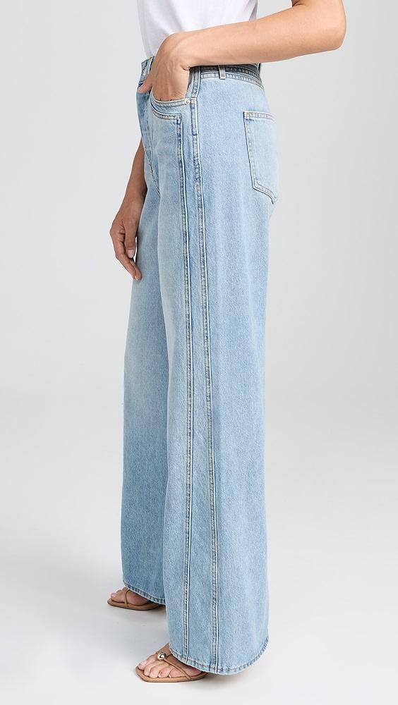 Veronica Beard Jean Taylor High Rise Wide Leg Jeans | Shopbop Product Image