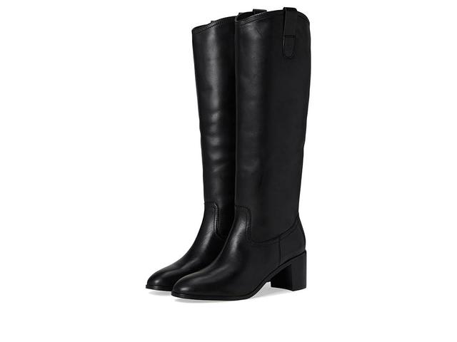 Lauren Ralph Lauren Carla Burnished Leather Tall Boots Women's Boots Product Image