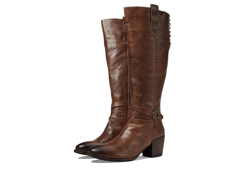 Frye Melissa Belted Tall (Chocolate) Women's Boots Product Image