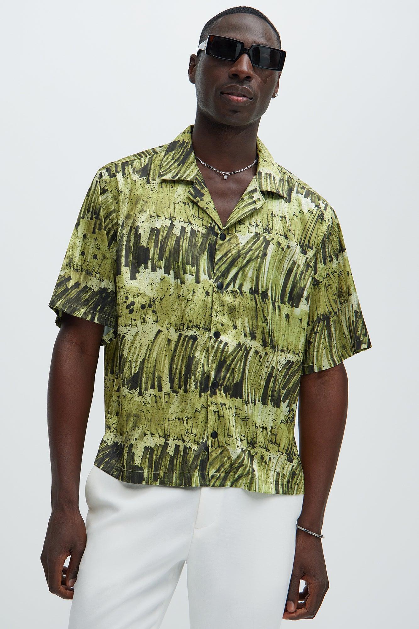 Calix Shirt - Green/combo Product Image