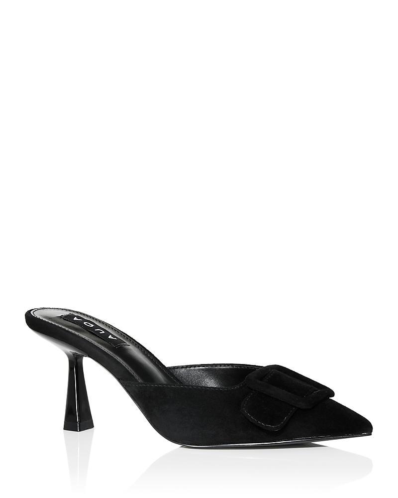 Aqua Womens Bari Buckled Calf Hair Pumps - Exclusive Product Image