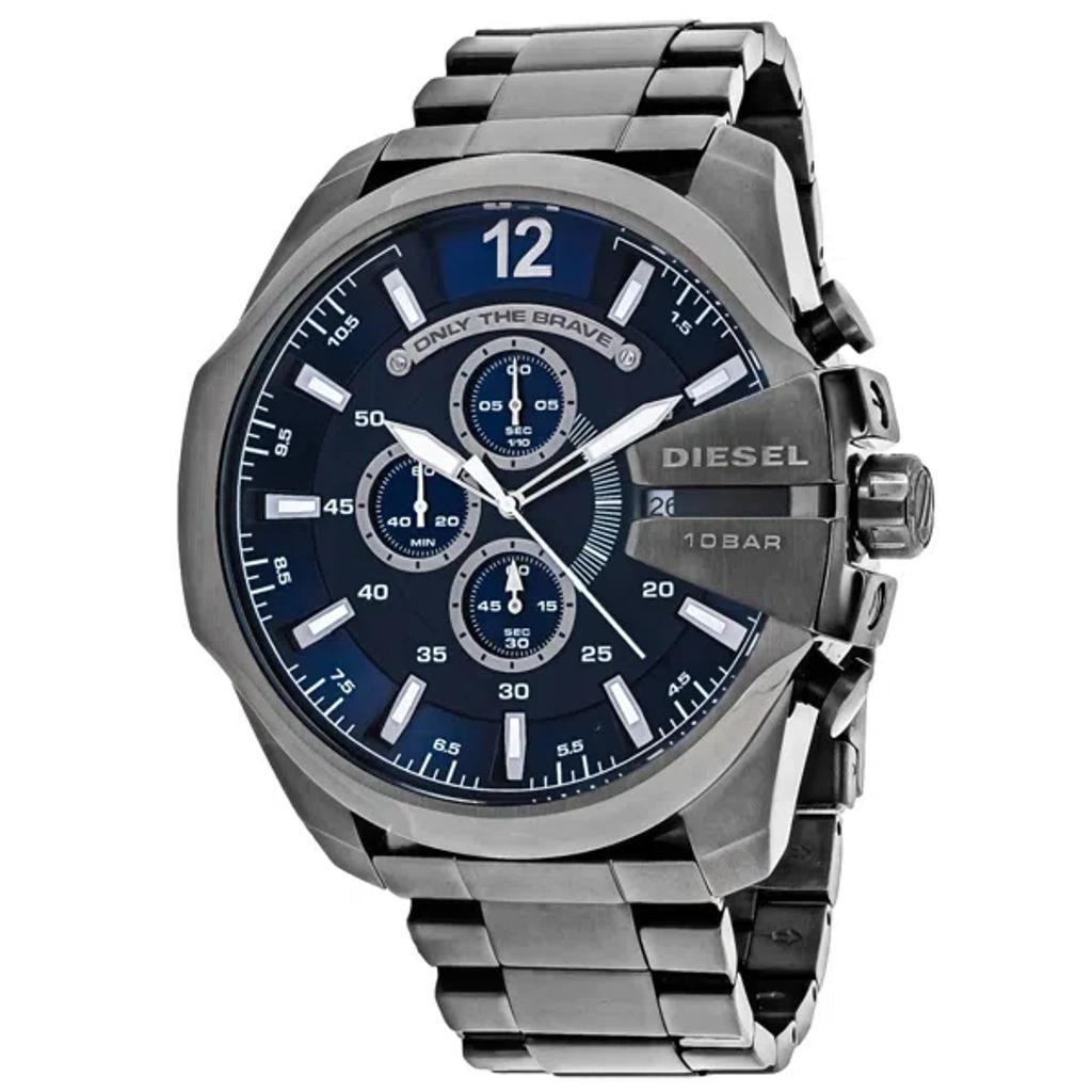 Men's Mega Chief Blue Dial Watch In Black Product Image