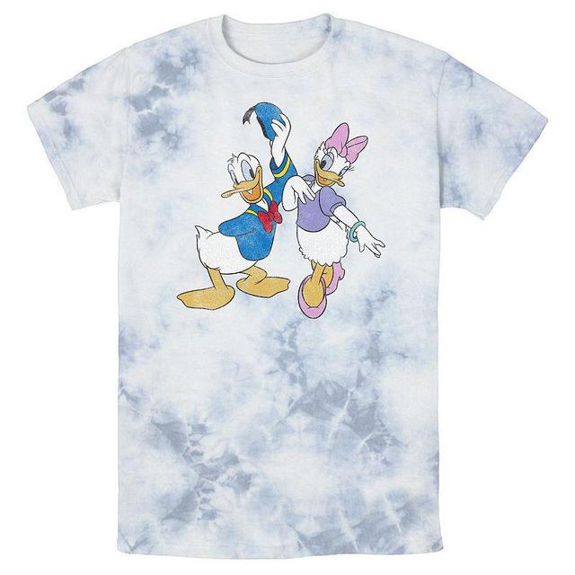 Mens Disney Mickey And Friends Donald And Daisy Distressed Wash Tee Product Image