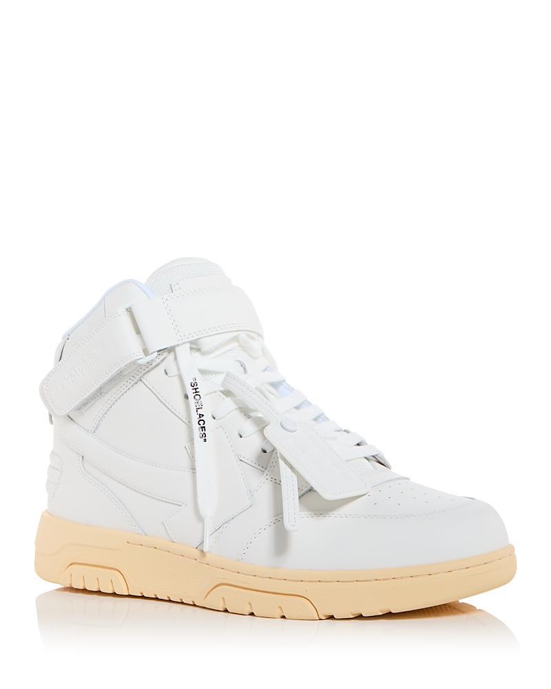 Off-White Mens Out Of Office Mid Top Sneakers Product Image