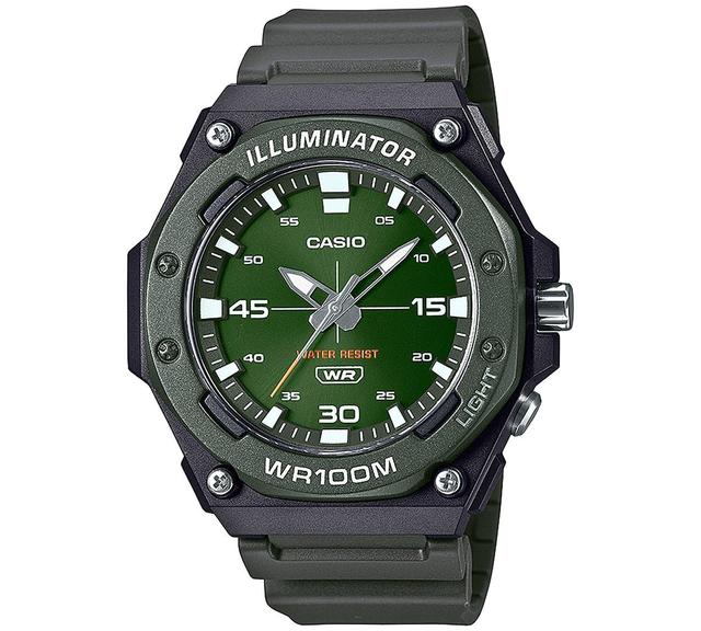 Casio Mens Green Resin Strap Watch 48mm Product Image