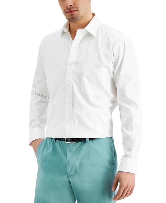 Club Room Mens Regular Fit Pinpoint Dress Shirt, Created for Macys Product Image