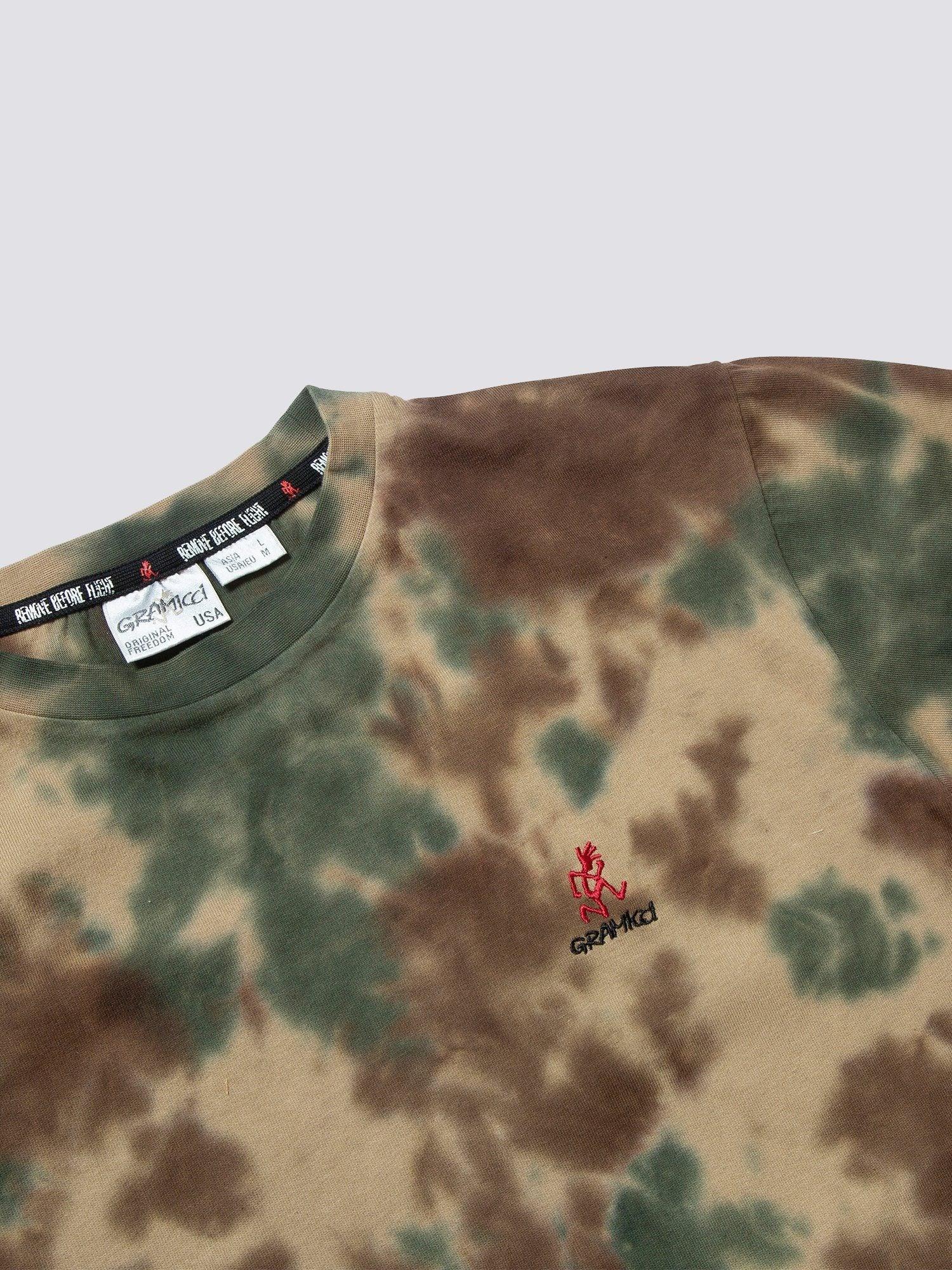 GRAMICCI X ALPHA COTTON CAMO TIE DYE TEE Product Image