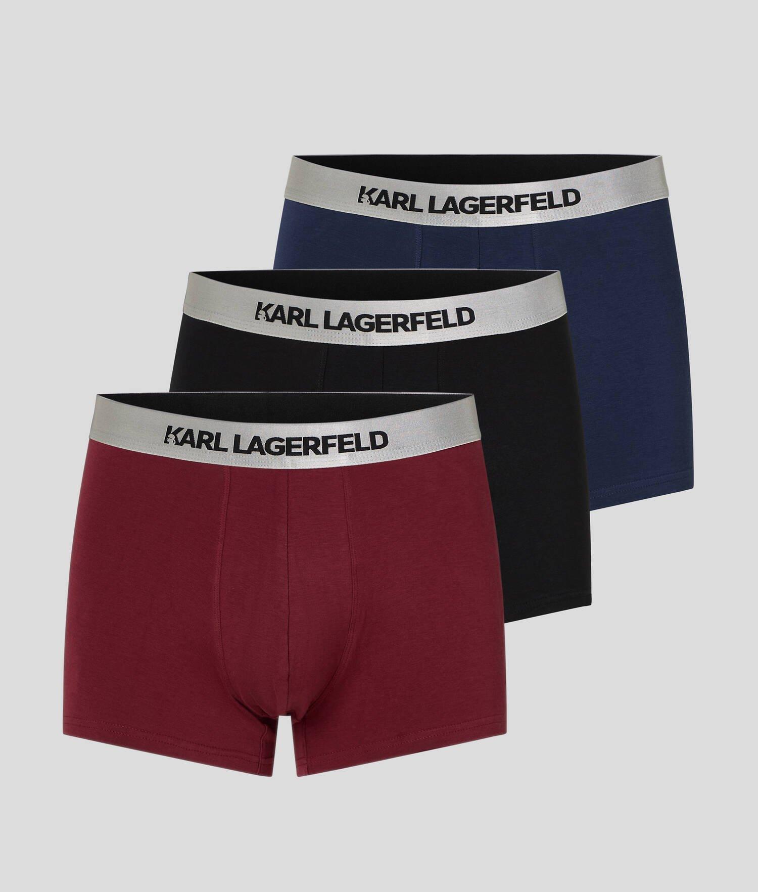 METALLIC KARL LOGO TRUNKS – 3 PACK Product Image