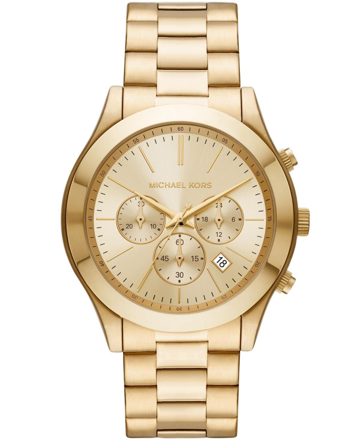 Michael Kors MK8909 - Slim Runway Chronograph Stainless Steel Watch Watches Product Image