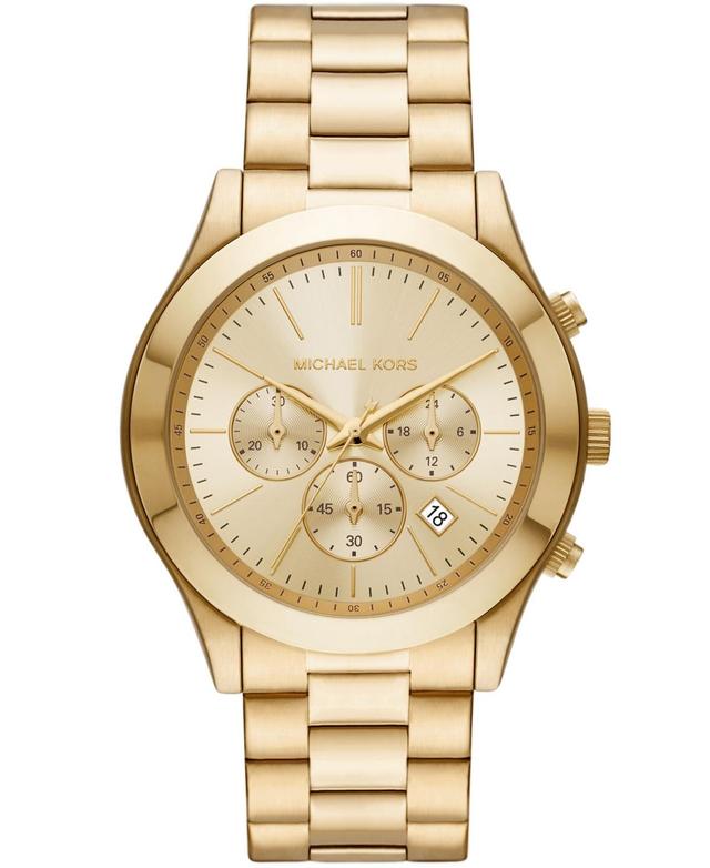 Michael Kors MK8909 - Slim Runway Chronograph Stainless Steel Watch Watches Product Image