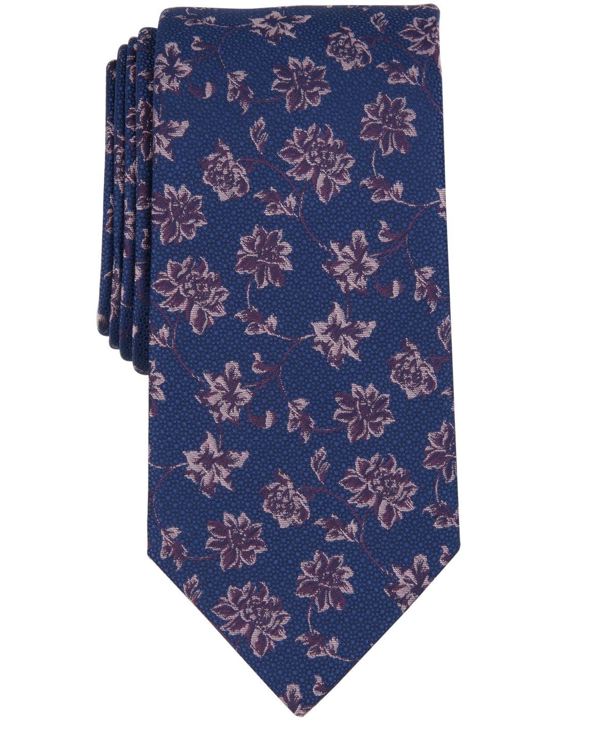 Michael Kors Mens Gegan Floral-Print Tie Product Image