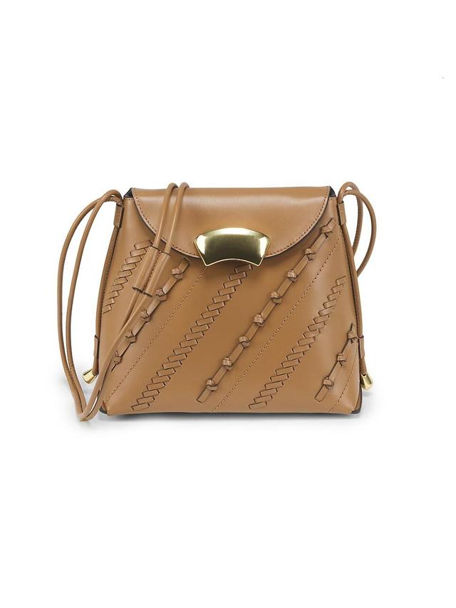 Womens Petite ID Soft Leather Shoulder Bag Product Image