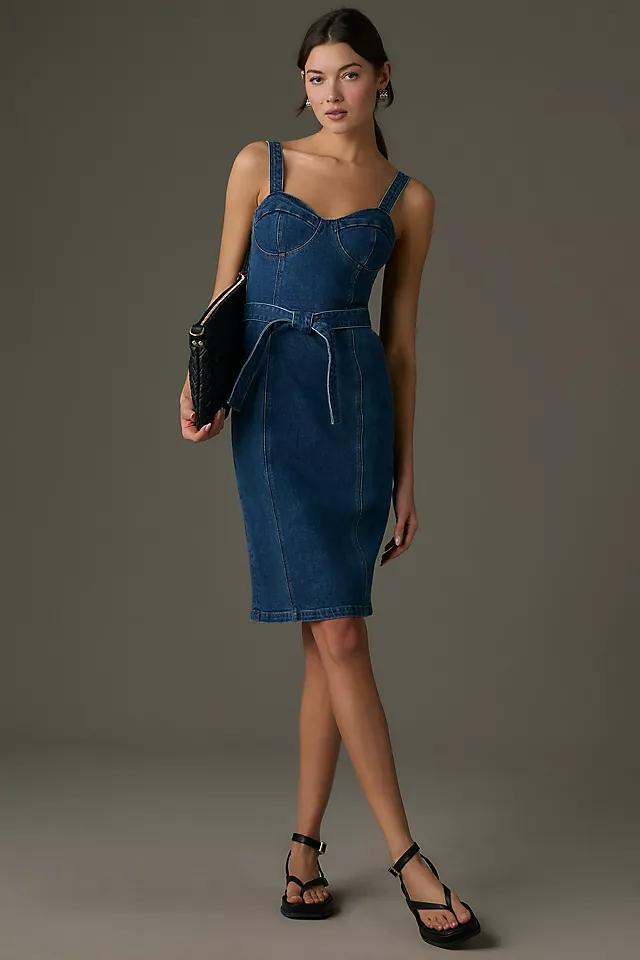 PAIGE Giulia Denim Mini Dress Product Image