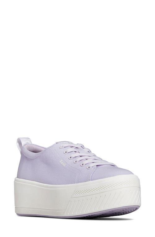 Keds Womens Skyler Canvas Lace-Up Platform Casual Sneakers from Finish Line Product Image