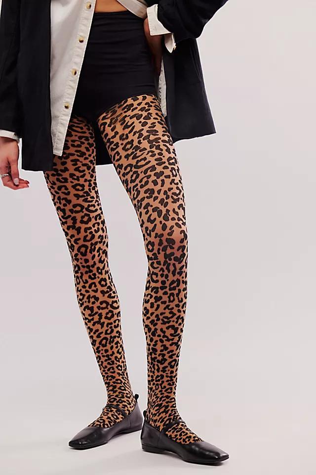 Seeing Spots Leopard Tights Product Image