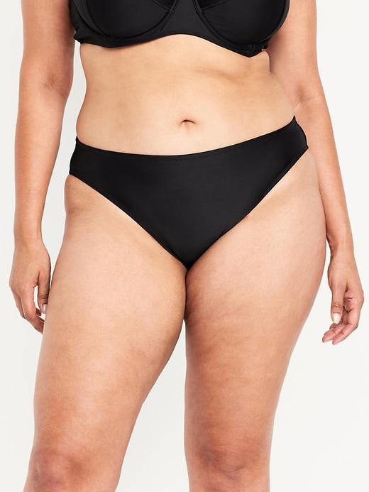 Mid-Rise Bikini Swim Bottoms Product Image