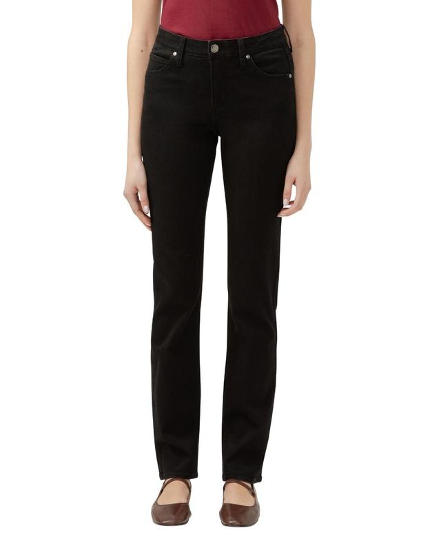 Jag Womens Ruby Mid Rise Straight Leg Jeans Product Image