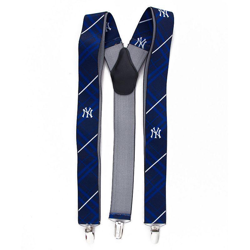 Mens New York Yankees Oxford Suspenders Product Image