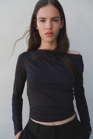 Draped Off-the-Shoulder Top product image