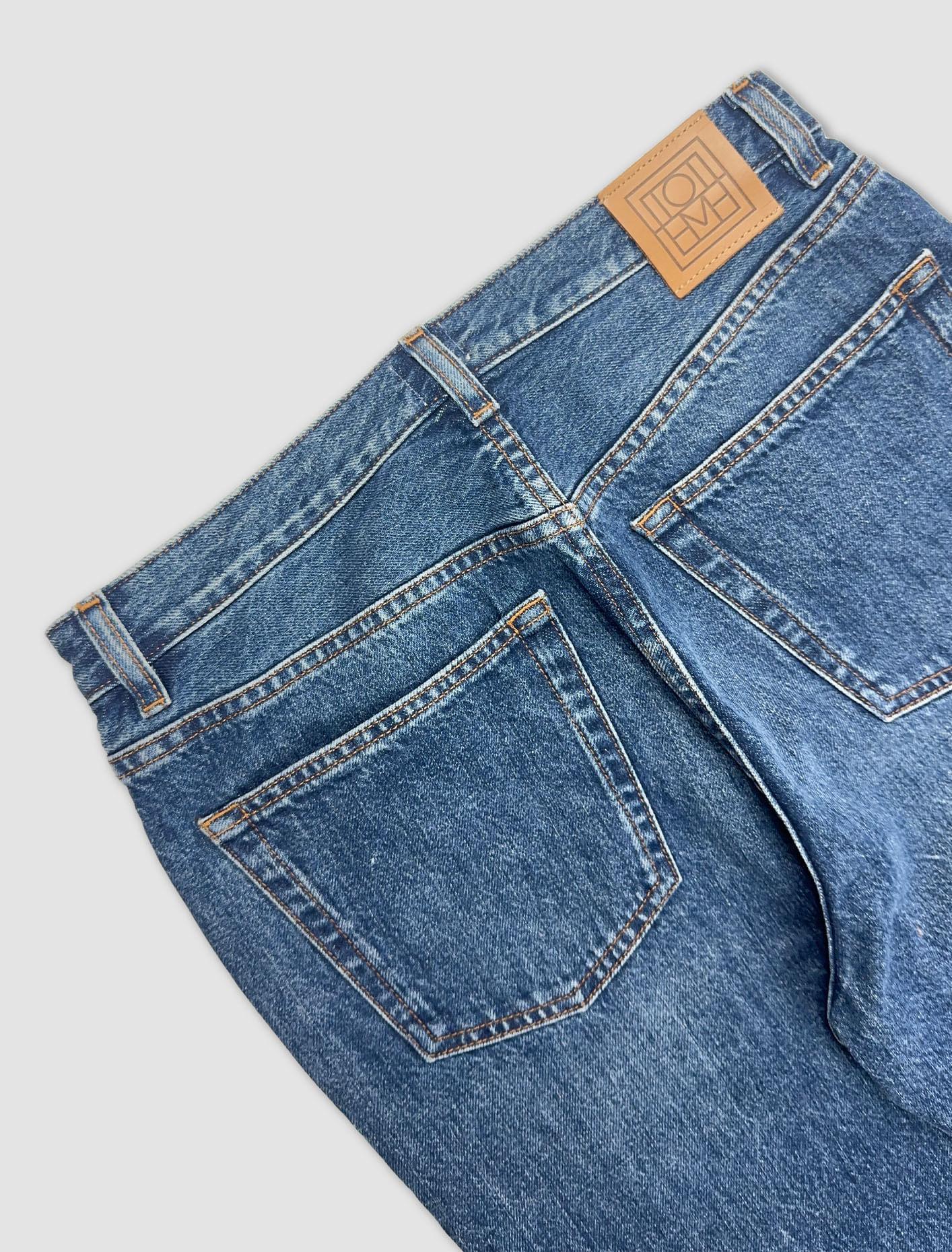 TOTÊME Classic Cut Denim In Blue Product Image