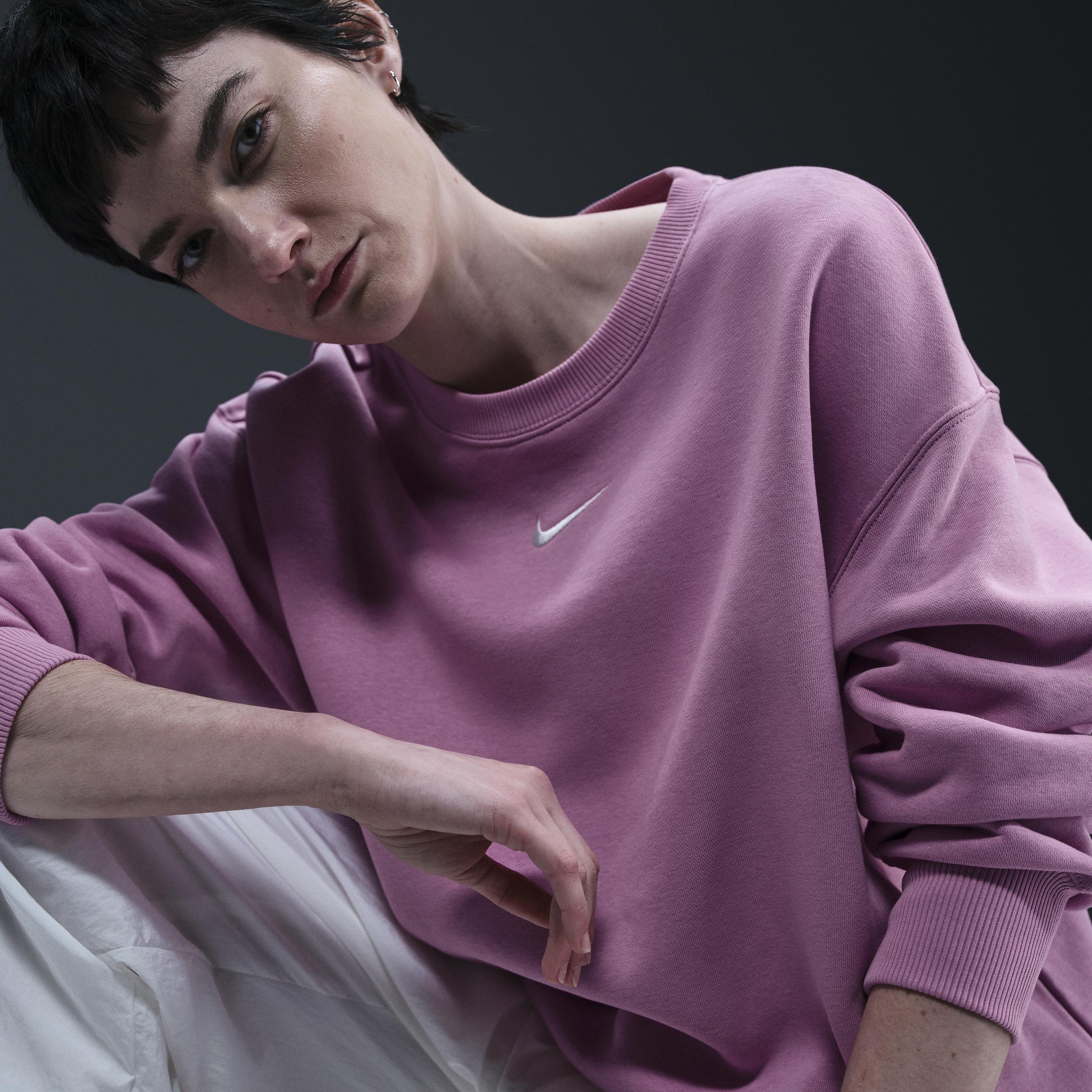 Women's Nike Sportswear Phoenix Fleece Oversized Crew-Neck Sweatshirt Product Image