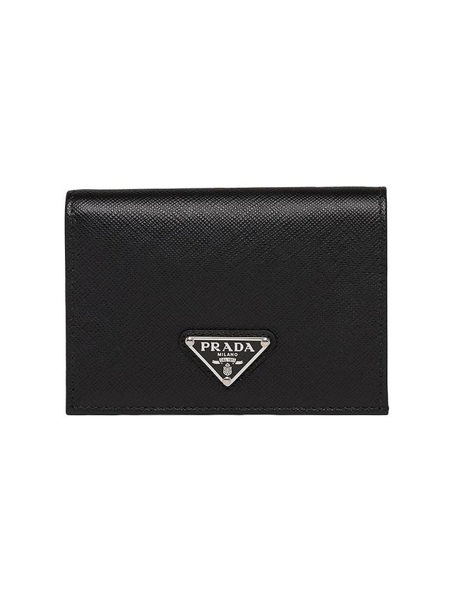 Womens Small Saffiano Leather Wallet Product Image