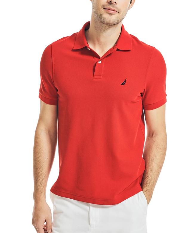 Nautica Mens Sustainably Crafted Slim-Fit Deck Polo Shirt Product Image