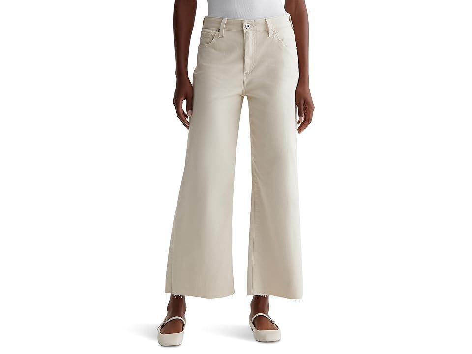 AG Jeans Saige Mid Rise Wide Leg Jeans in Opal Stone (Opal Stone) Women's Jeans Product Image