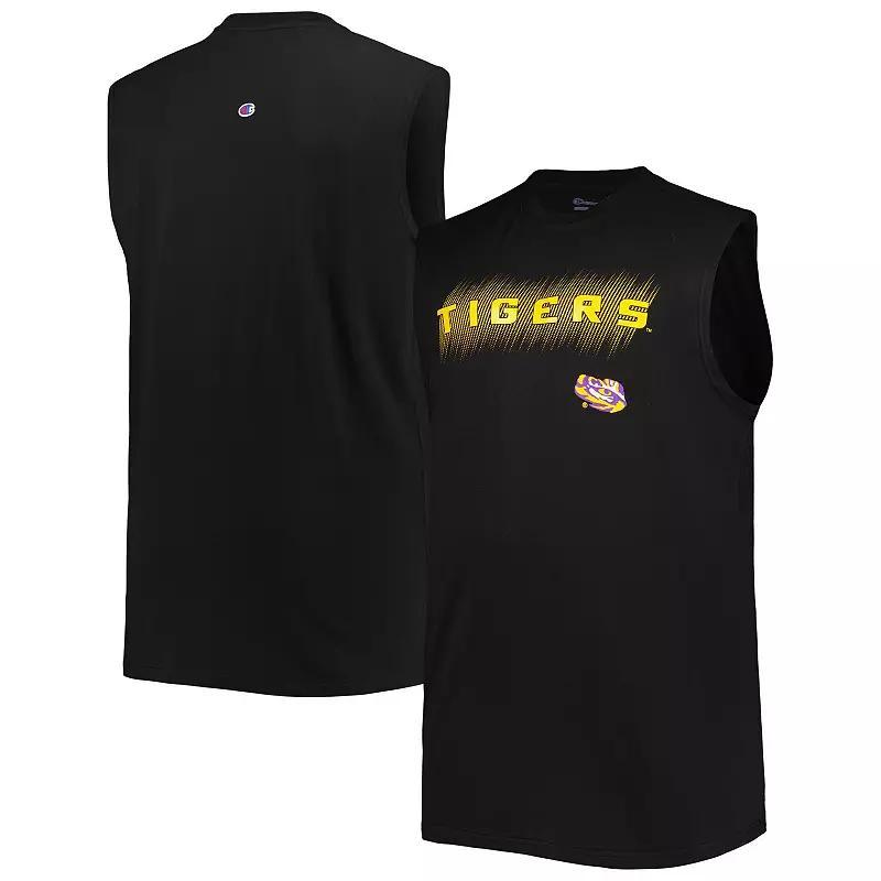 Mens Black Lsu Tigers Big and Tall Tank Top Product Image