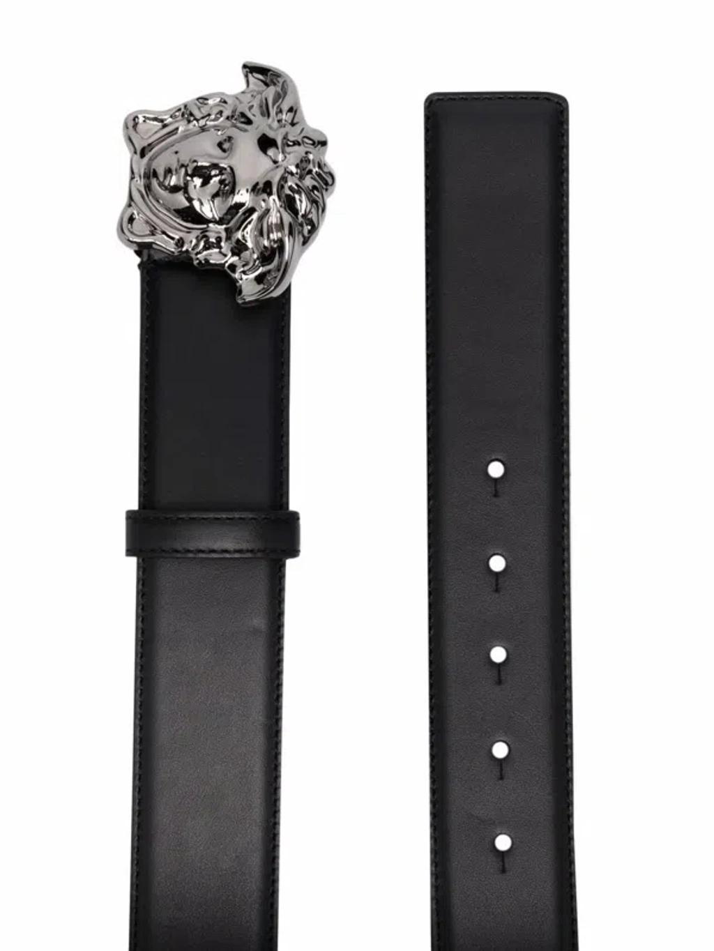 VERSACE Belts In 1b00e Nero Rutenio Product Image