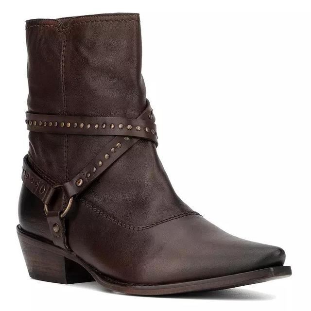 Vintage Foundry Co. Alissa Womens Leather Ankle Boots Product Image