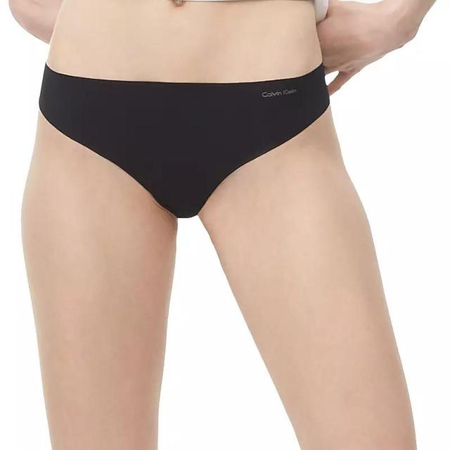 Calvin Klein Womens Invisibles Thong - White - XL Product Image