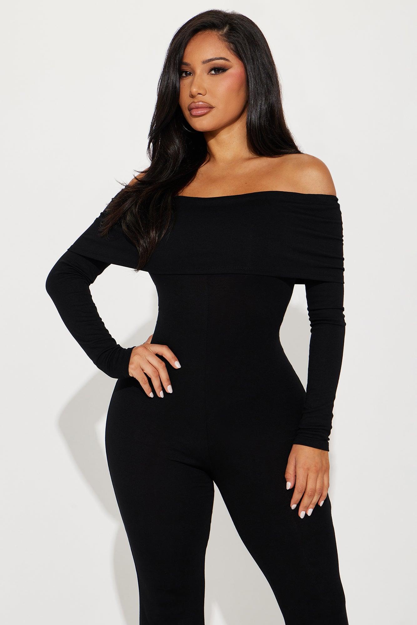 Perfectly Good At It Jumpsuit  - Black Product Image