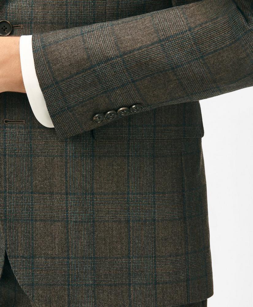 Slim Fit Wool Cashmere Checked 1818 Suit Product Image