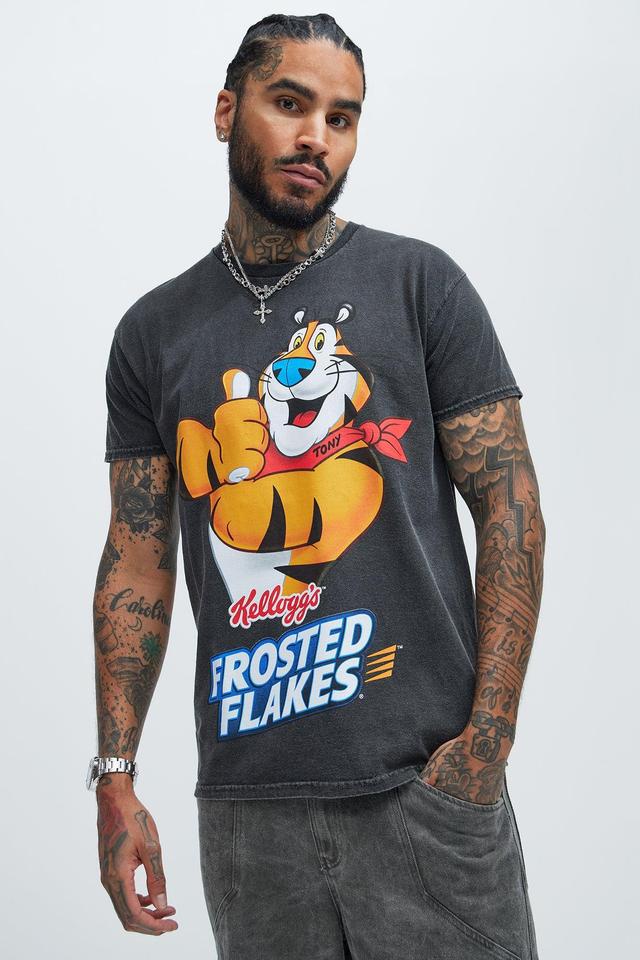 Frosted Flakes Racing Oversize Short Sleeve Tee - Black Product Image