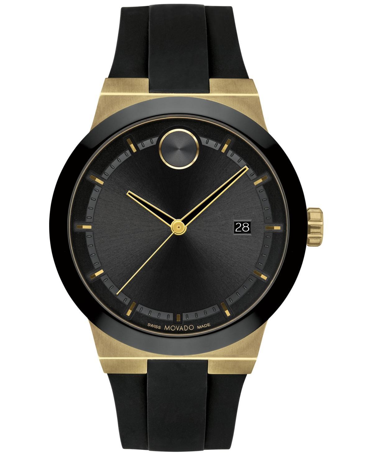 Movado Bold Mens Black Swiss Quartz Fusion Watch Product Image