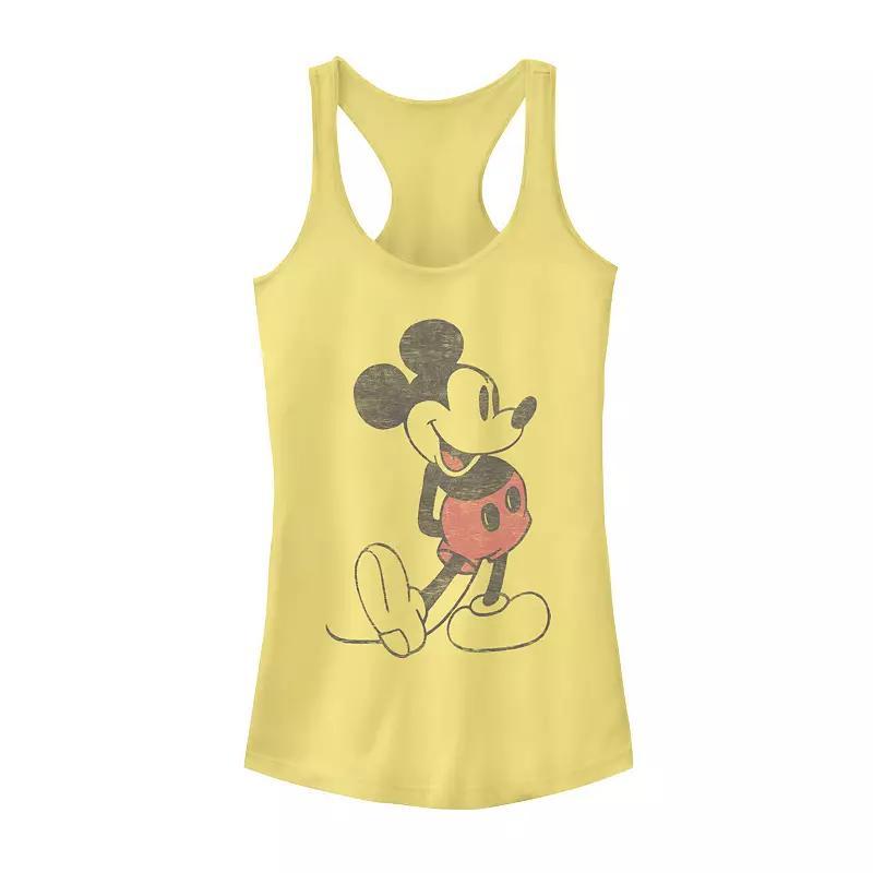 Disneys Mickey & Friends Mickey Mouse Vintage Portrait Racerback Tank Top, Girls Product Image