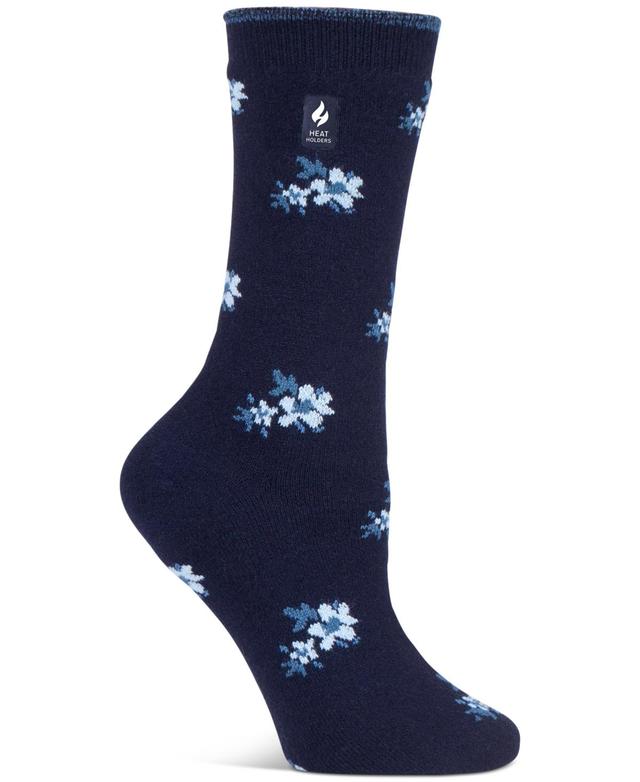 Heat Holders Womens Ultra Lite Bellis Floral Crew Socks Product Image