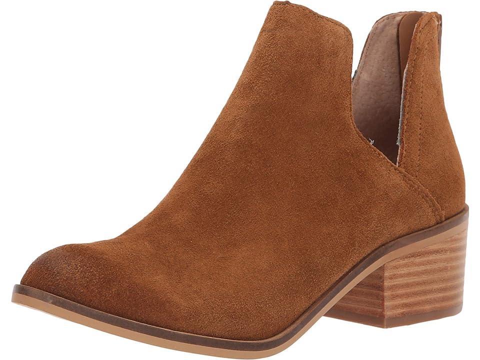 Steve Madden Lancaster Bootie (Cognac Suede) Women's Slip on  Shoes Product Image