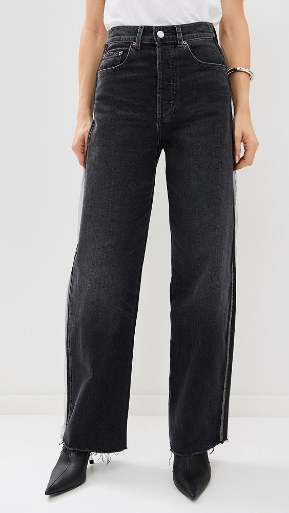 LE JEAN Nomad Beaded Tux Stripe Jeans | Shopbop Product Image